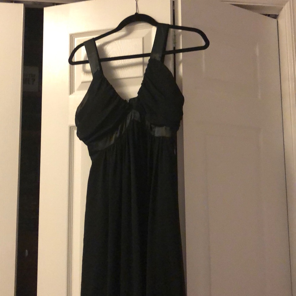Black floor length gown